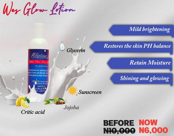 Wes Glow Lotion